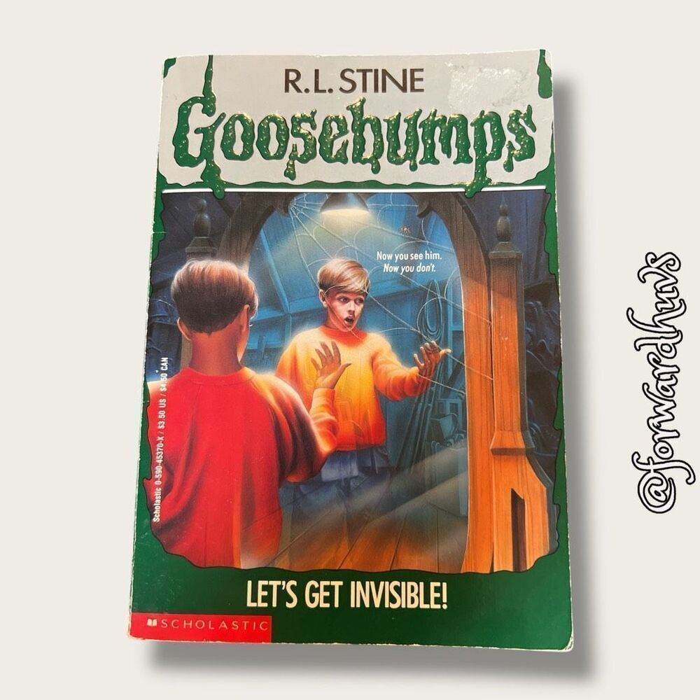 Goosebumps | R.L. Stine | Let’s Get Invisible | Vintage 1993